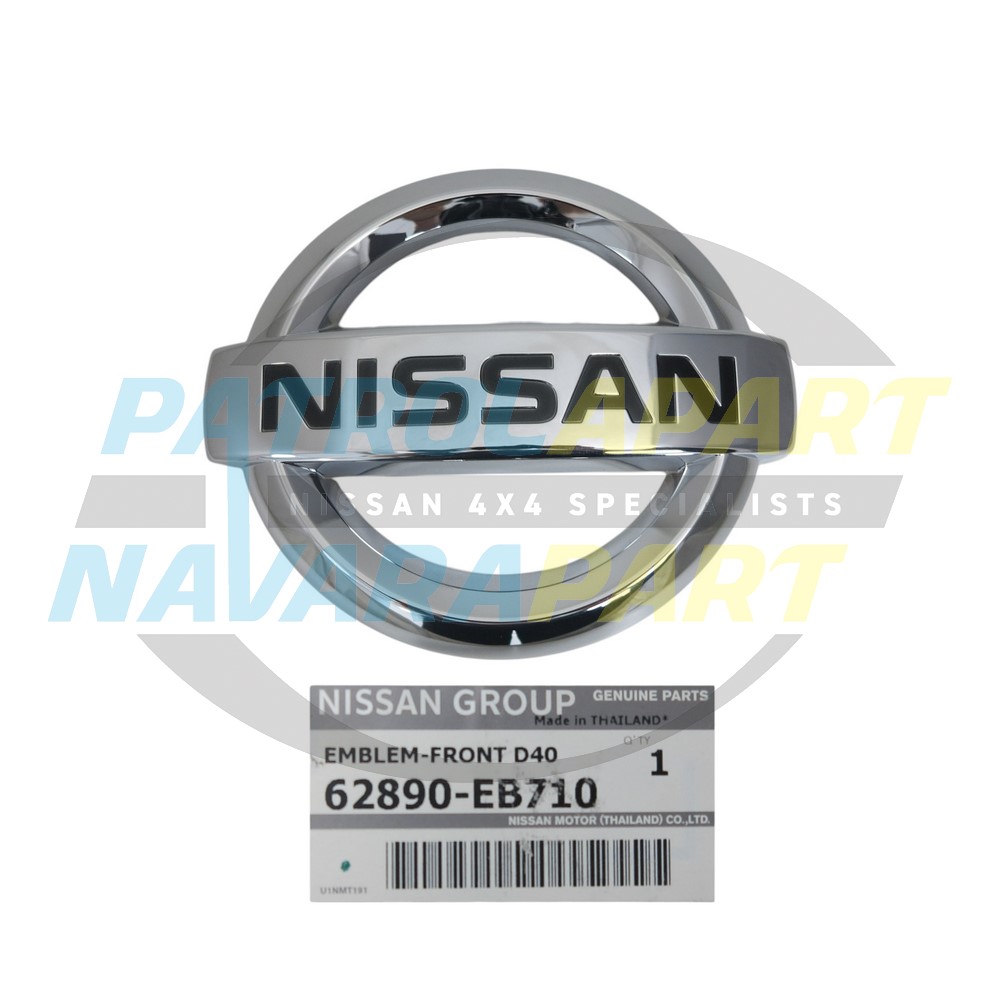Genuine Nissan Grille Badge YD25 - Nissan Navara D40 2008-2015