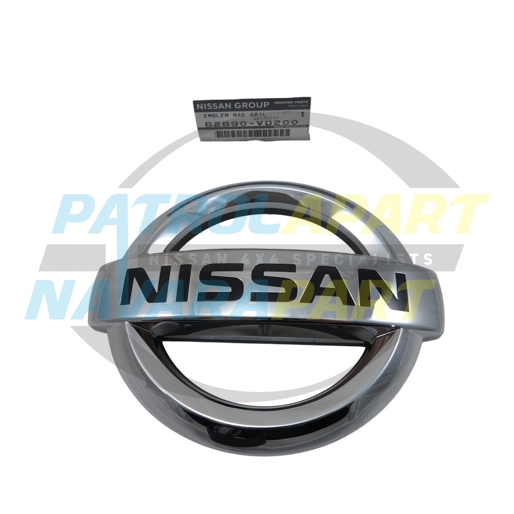 Genuine Nissan Grille Badge - Nissan Patrol Y61 GU S4