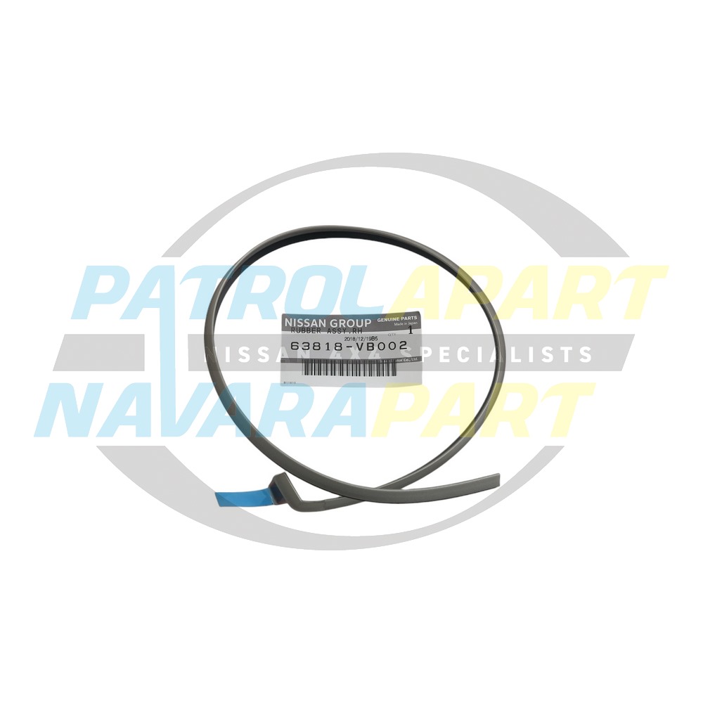 Genuine Nissan Front Bumper Flare Seal RH - Nissan Patrol Y61 GU