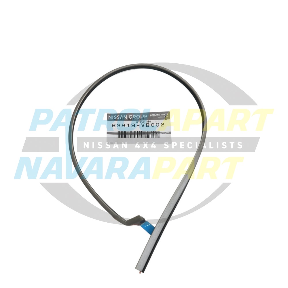 Genuine Nissan Front Bumper Flare Seal Silver ES6 LH - Nissan Patrol Y61 GU