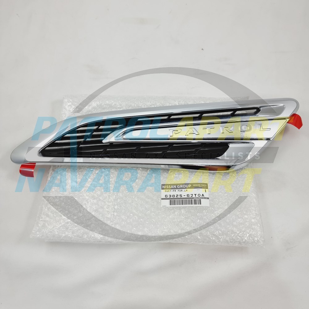 Genuine Nissan Guard Bezel Air Intake LH - Nissan Patrol Y62