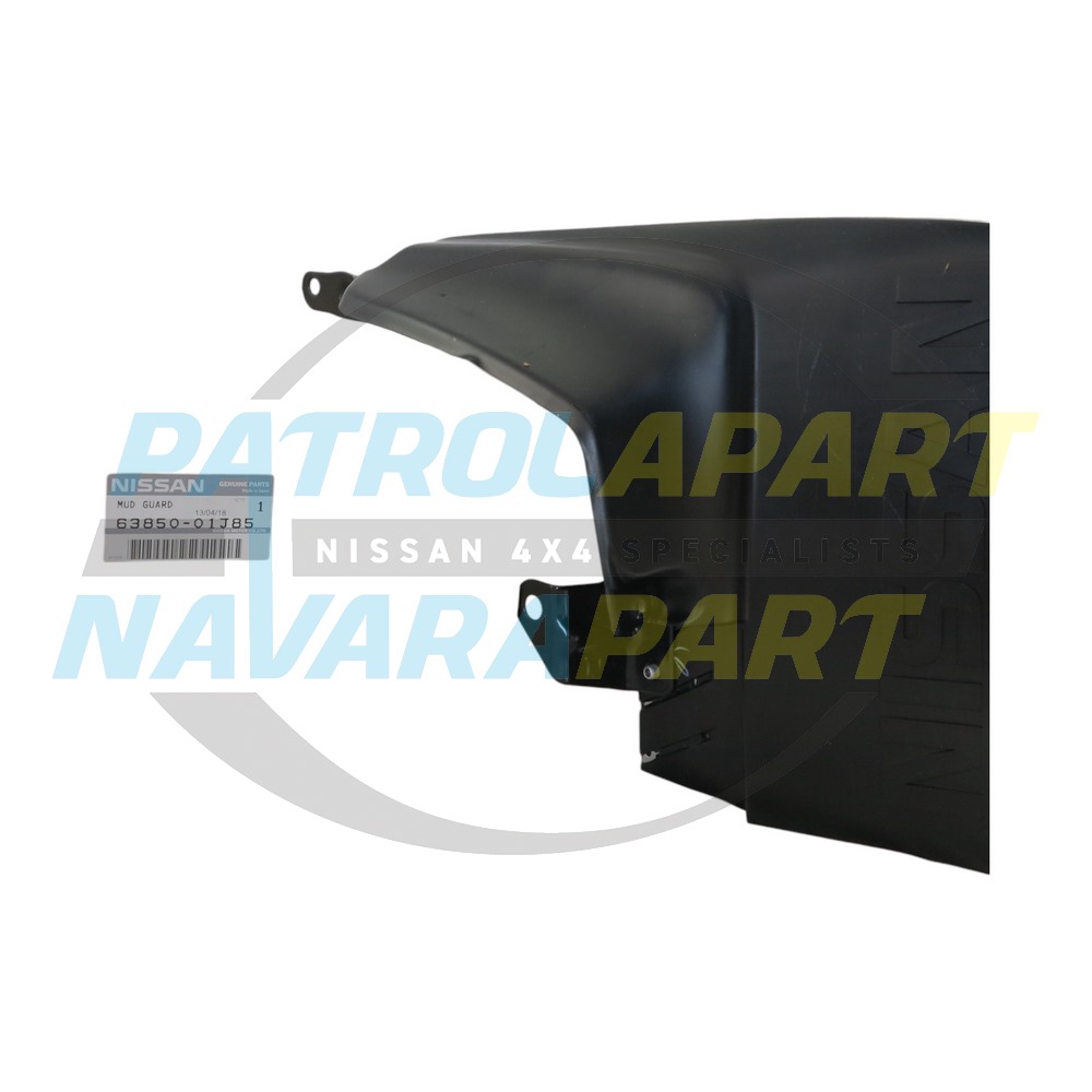 Genuine Nissan RHF Mudflap No Flares - Nissan Patrol Y60 GQ