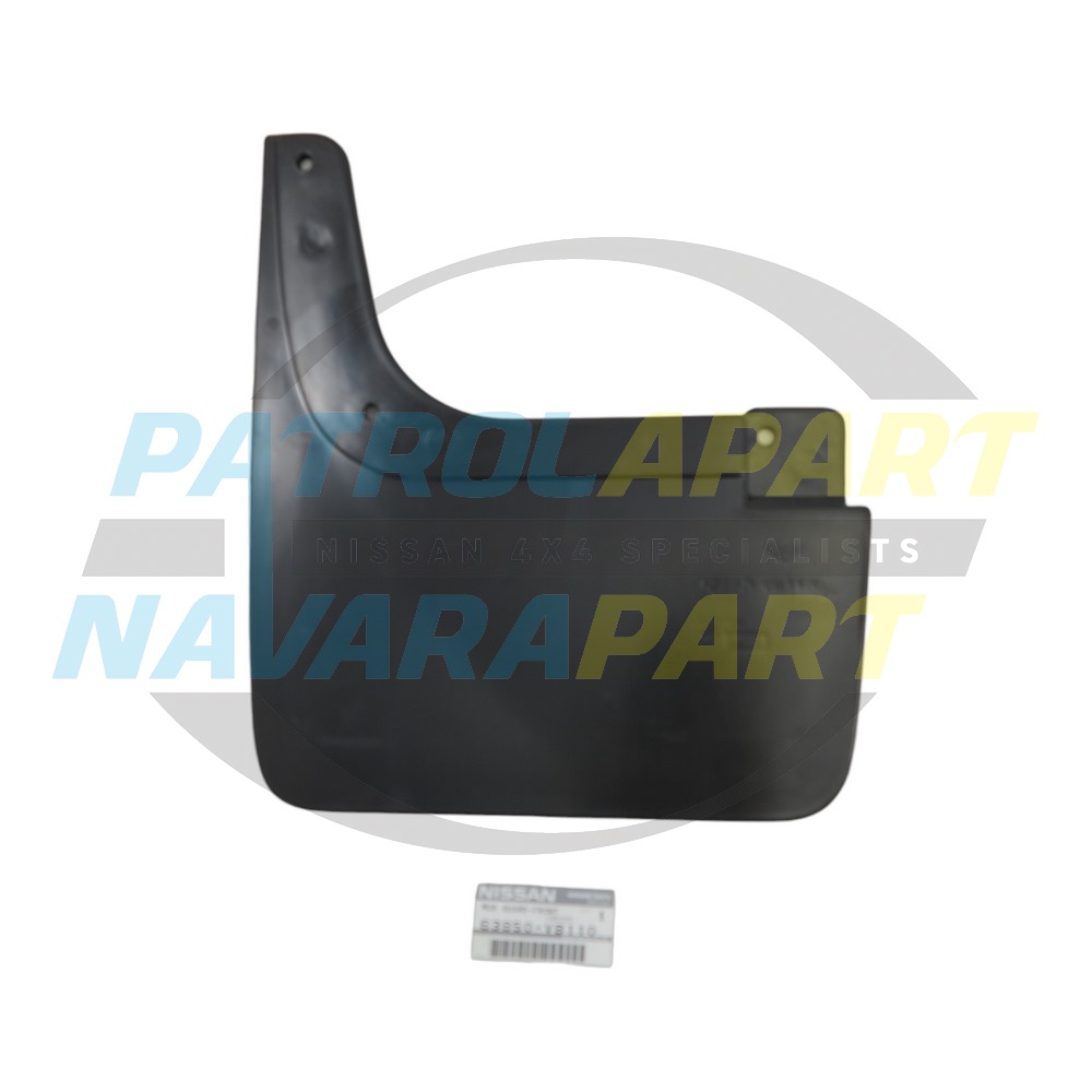 Genuine Nissan RHF Mudflap Wide Series 1-3 - Nissan Patrol Y61 GU