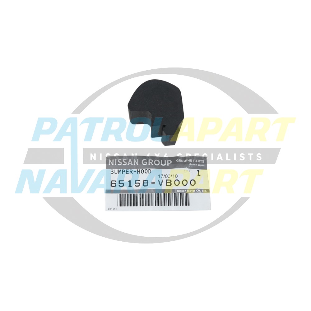 Genuine Nissan Bonnet Middle Rubber Stopper - Nissan Patrol Y61 GU S1-3