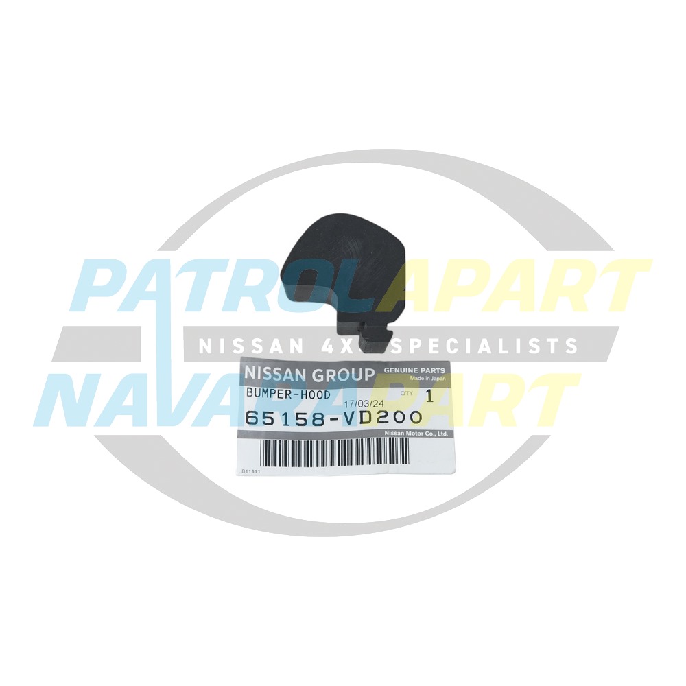 Genuine Nissan Bonnet Middle Rubber Stopper - Nissan Patrol Y61 GU S4