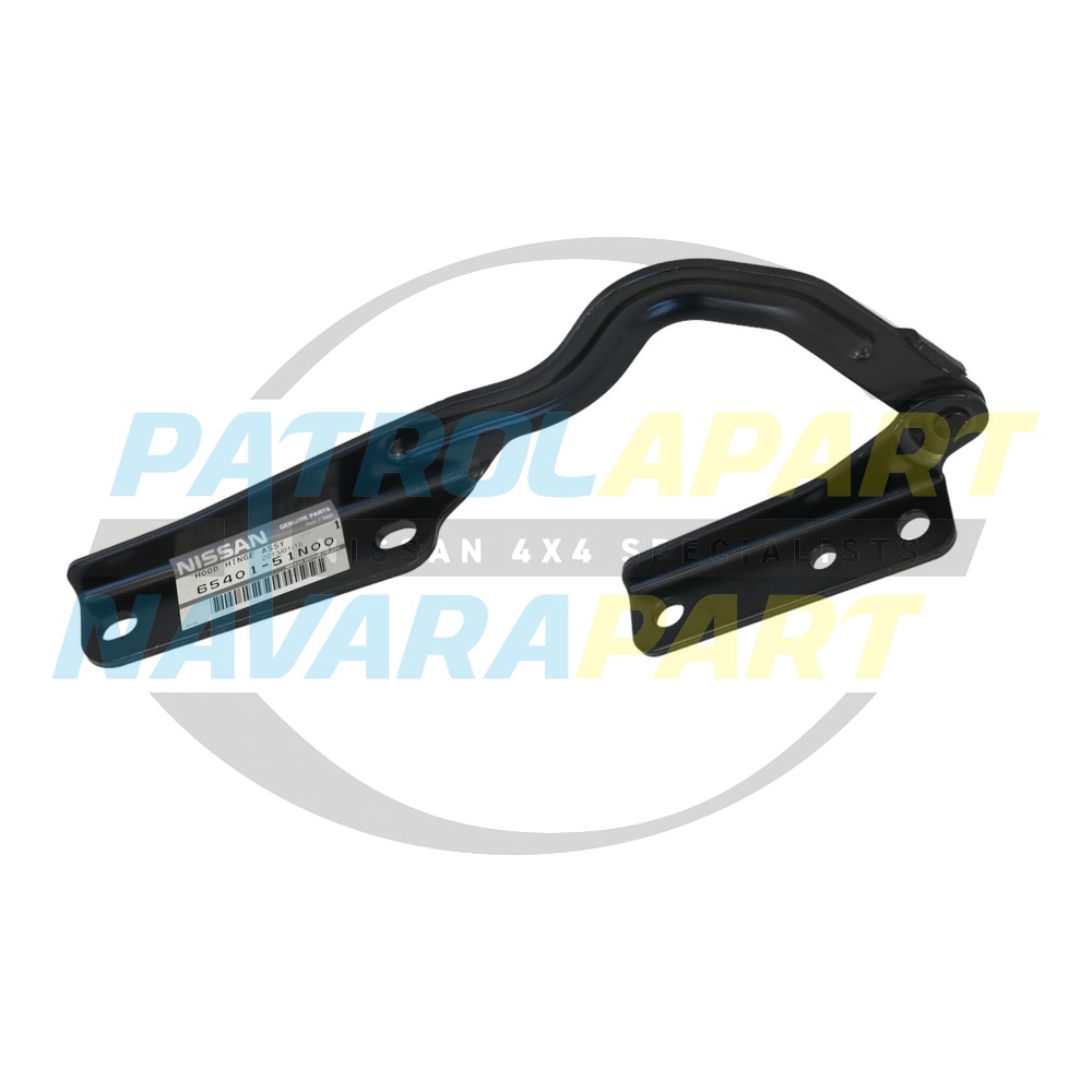 Genuine Nissan Bonnet Hinge LH - Nissan Patrol Y60 GQ