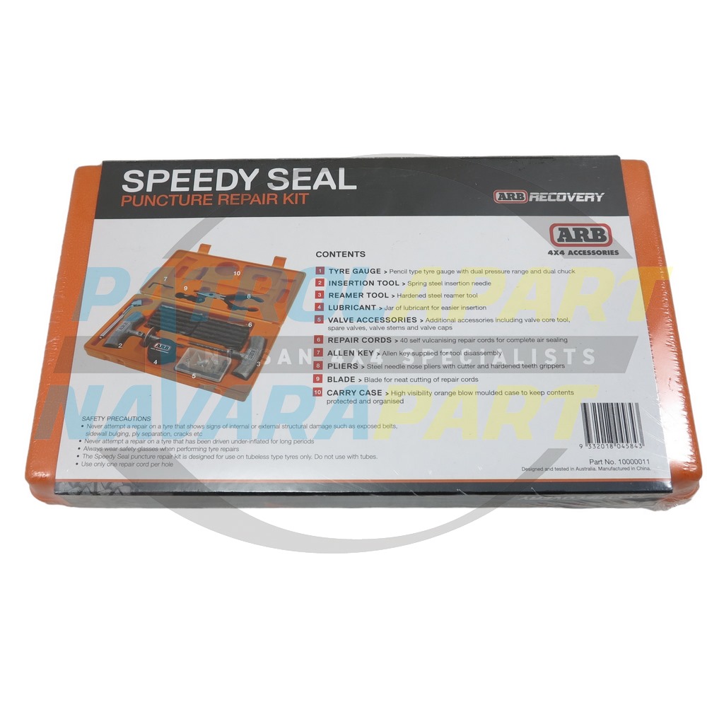 Speedy Seal S2 Emergency 4WD Tyre Puncture Repair Kit - ARB