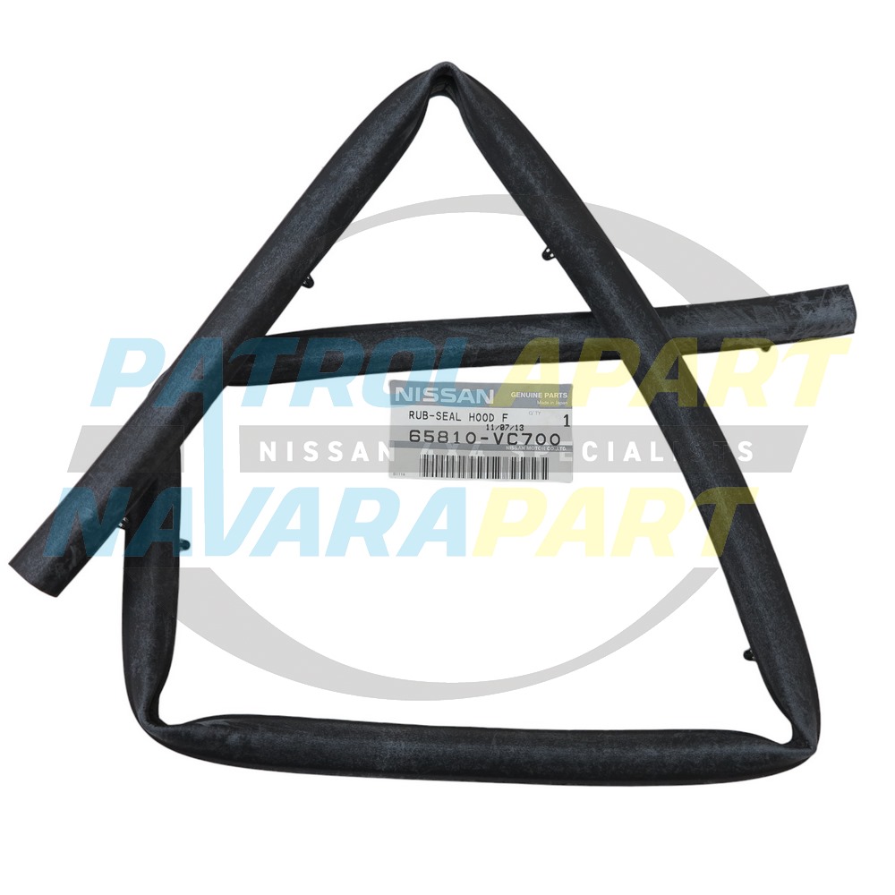 Genuine Nissan Bonnet Seal (Front Edge of Bonnet) - Nissan Patrol Y61 GU