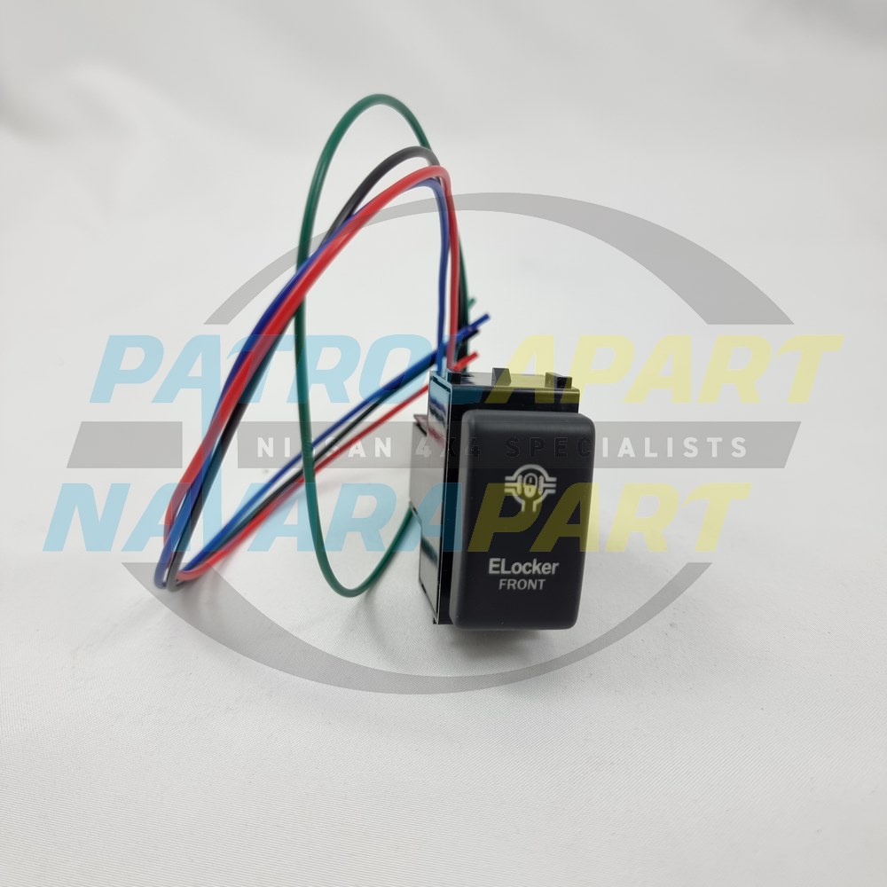 HARROP E-Locker Front Diff Lock Dash Switch - Nissan Patrol Y62