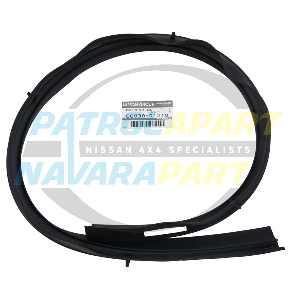 Genuine Nissan Scuttle Panel to Bonnet Rubber Seal - Nissan Patrol Y60 GQ