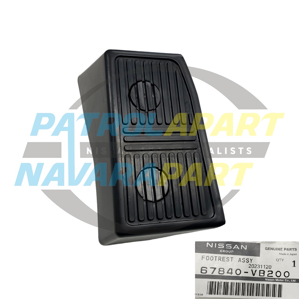 Genuine Nissan Foot Rest Plastic with Clips - Nissan Patrol Y61 GU