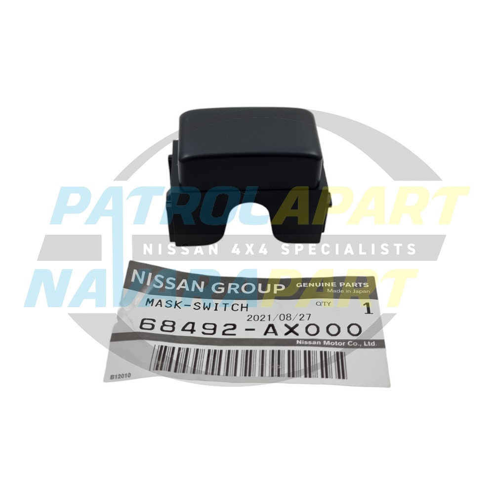 Genuine Nissan Switch Blank TB48, TD42, ZD30 - Nissan Patrol Y61 GU & Y62