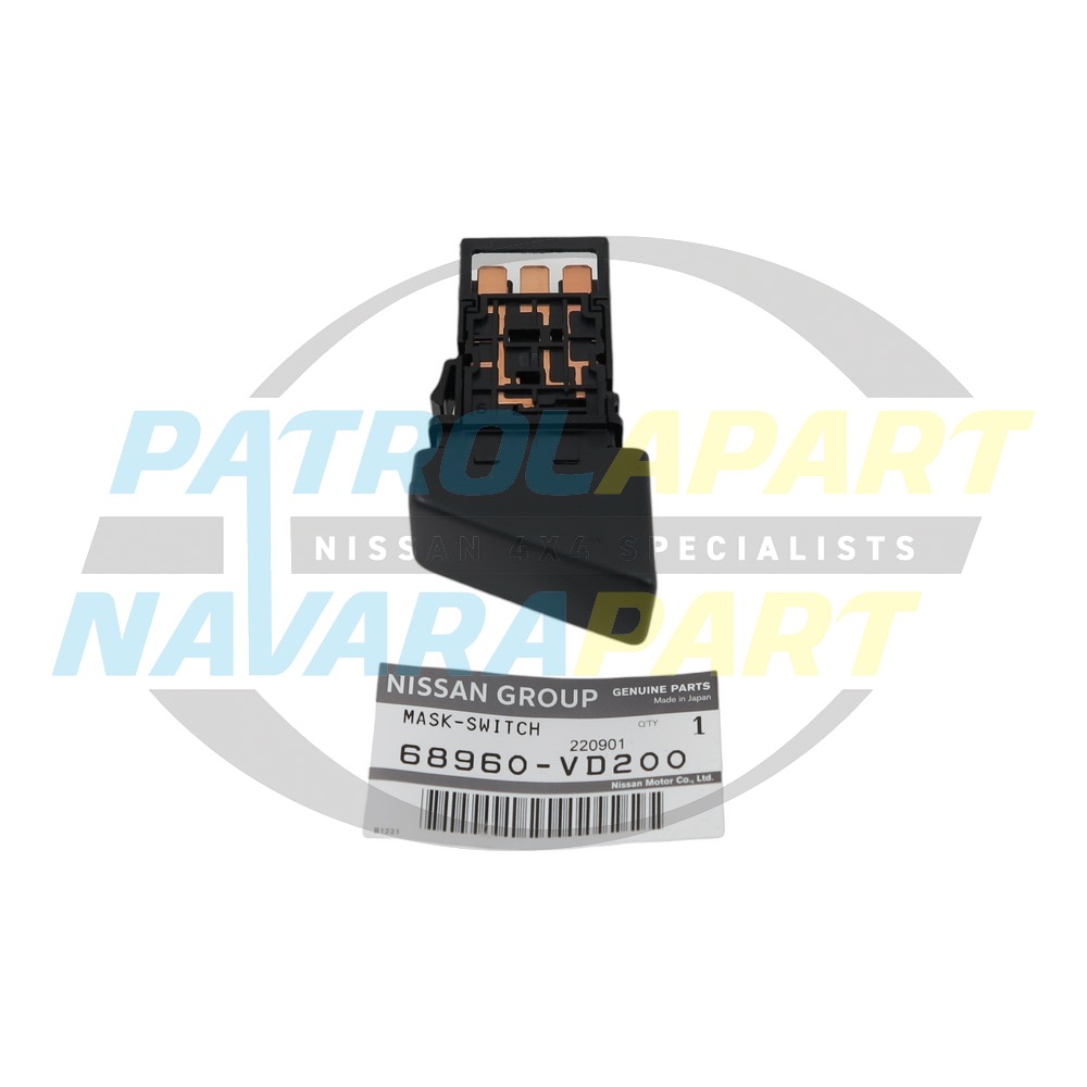 Genuine Nissan Switch Delete Blank - Nissan Patrol Y61 GU