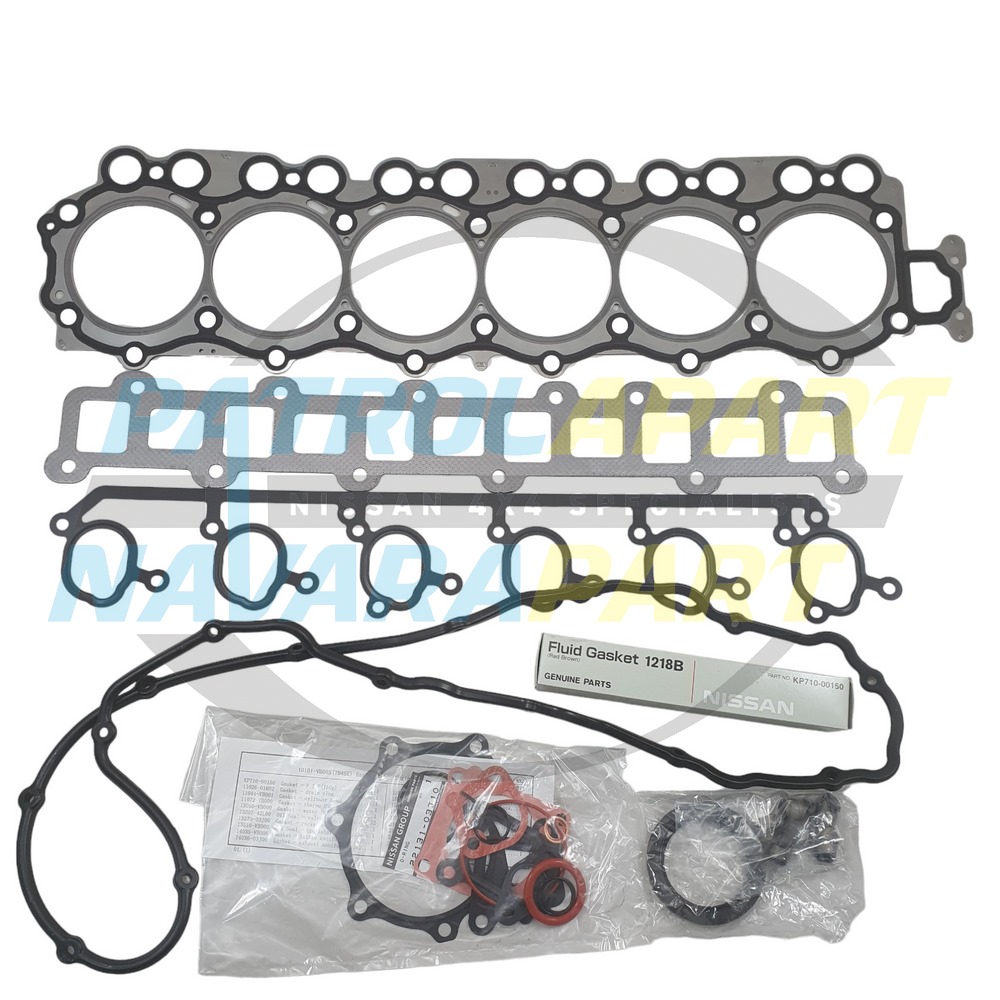 Genuine Nissan VRS Gasket Set TB45 - Nissan Patrol Y61 GU