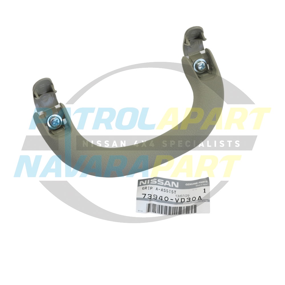 Genuine Nissan A Pillar Grab Handle Colour G - Nissan Patrol Y61 GU