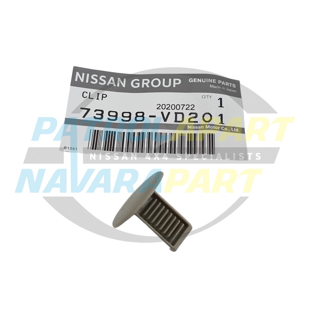 Genuine Nissan Roof Lining Trim Clip Colour G - Nissan Patrol Y61 GU