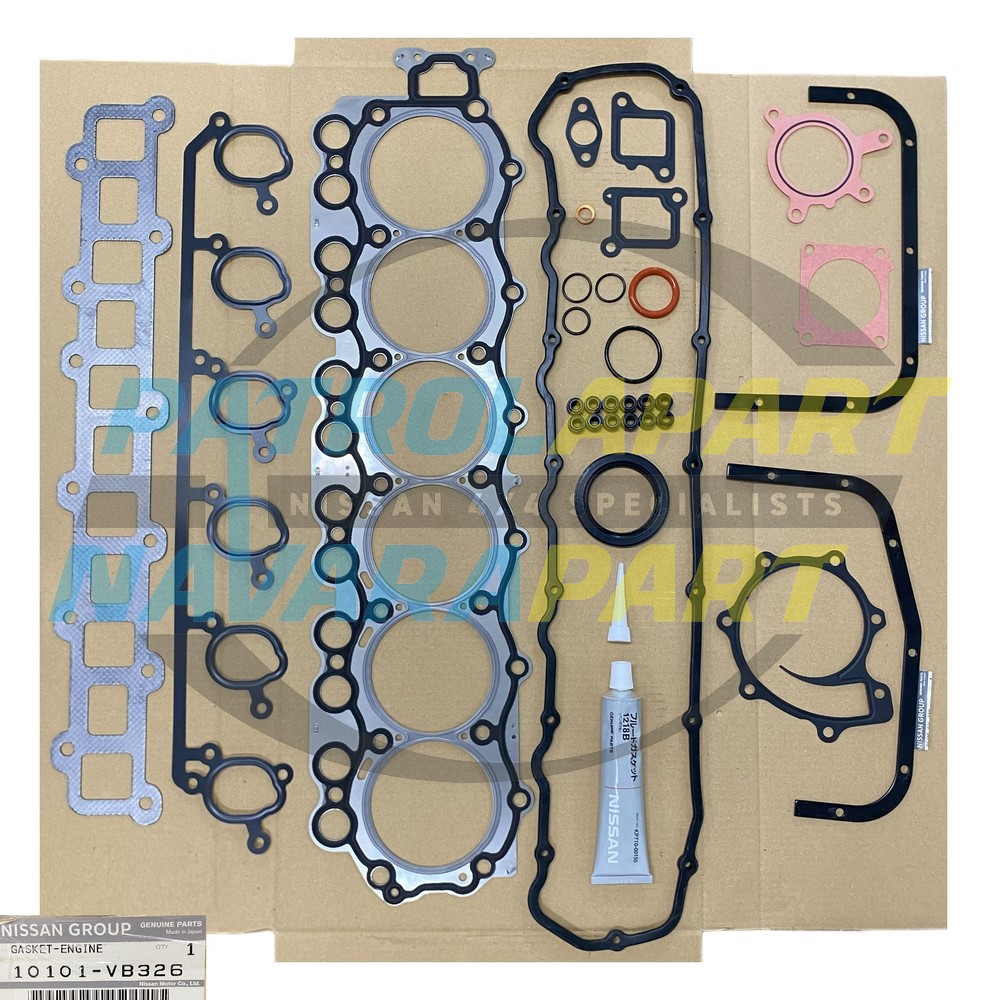 Genuine Nissan VRS Gasket Set TB45 - Nissan Patrol Y61 GU 1997-2001
