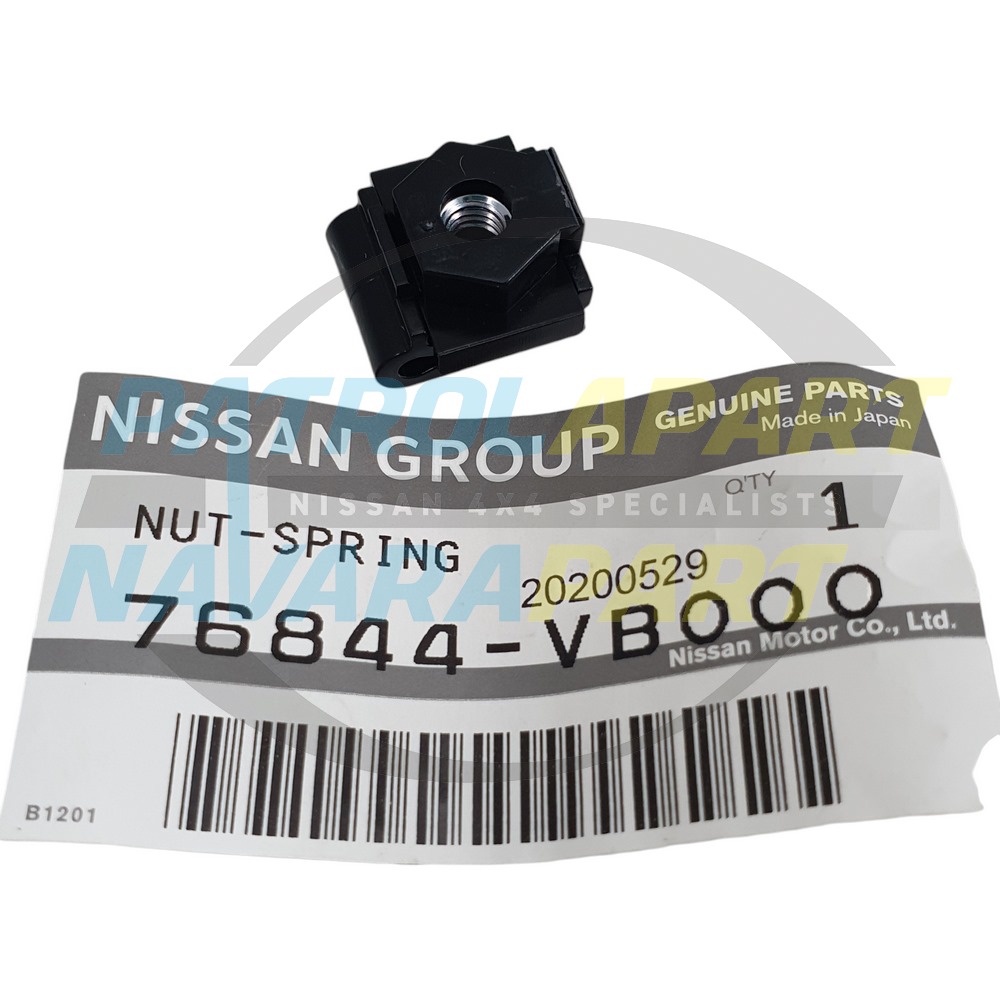 Genuine Nissan Door Flare Top Spring Nut - Nissan Patrol Y61 GU