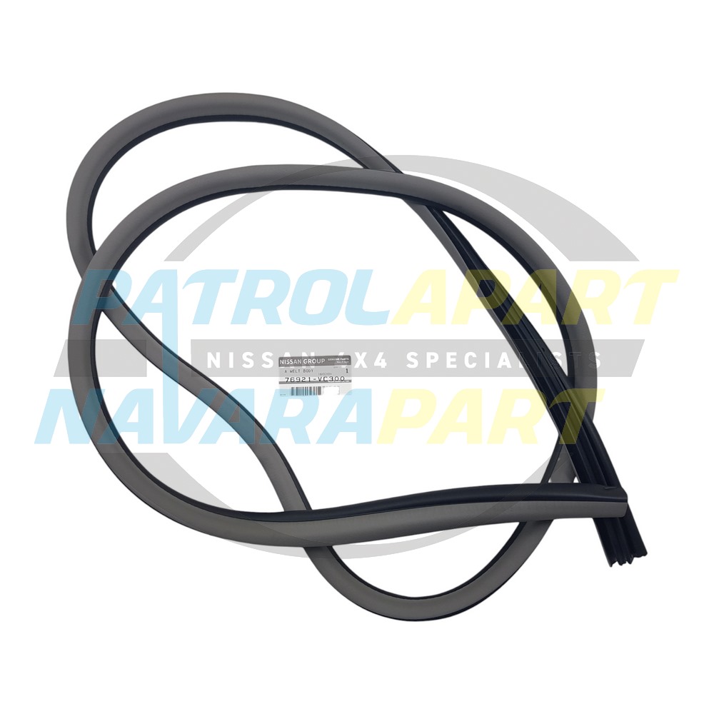 Genuine Nissan Rubber Door Seal (On Body) RHF Right Front - Nissan Patrol Y61 GU