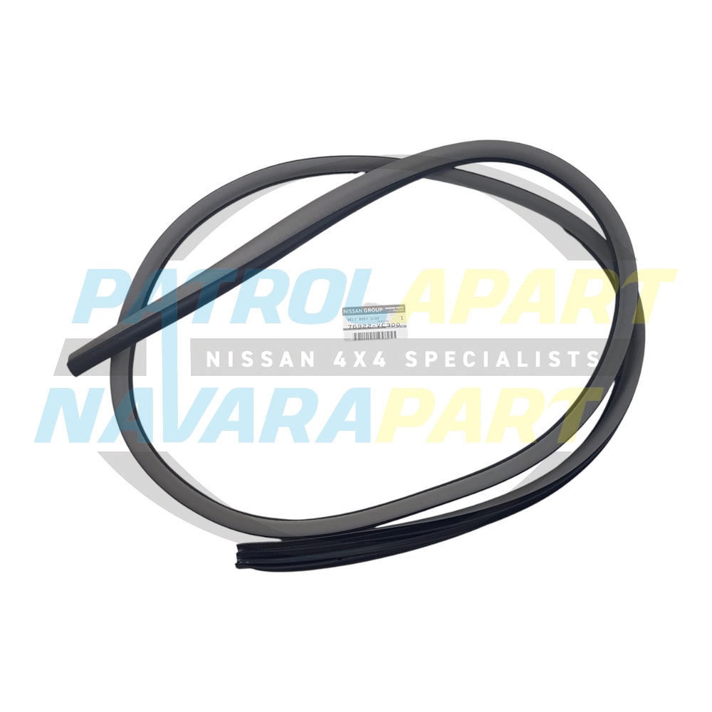 Genuine Nissan Rubber Door Seal on Body LHF - Nissan Patrol Y61 GU