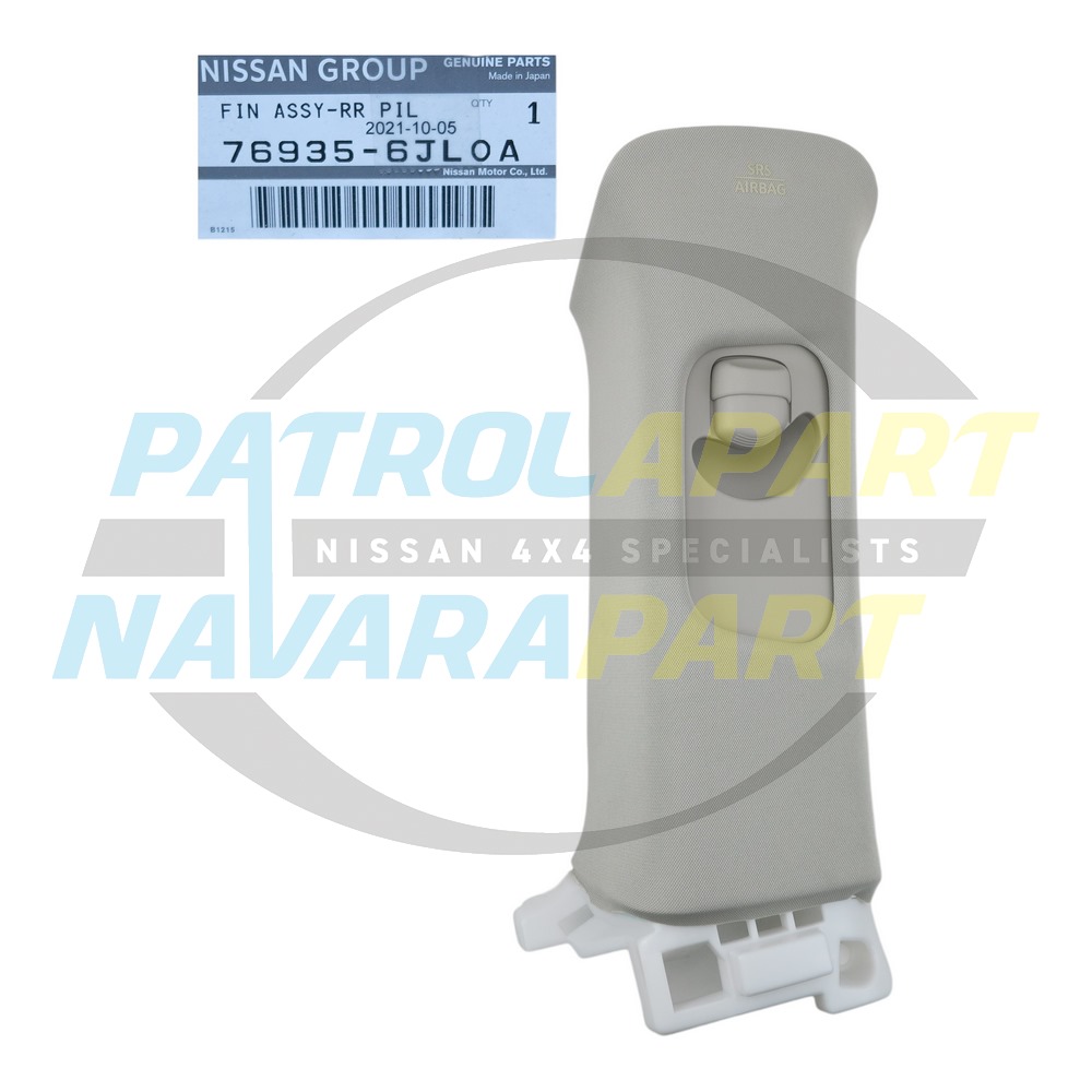 Genuine Nissan LH C Pillar Interior Trim Piece - Nissan Patrol Y62