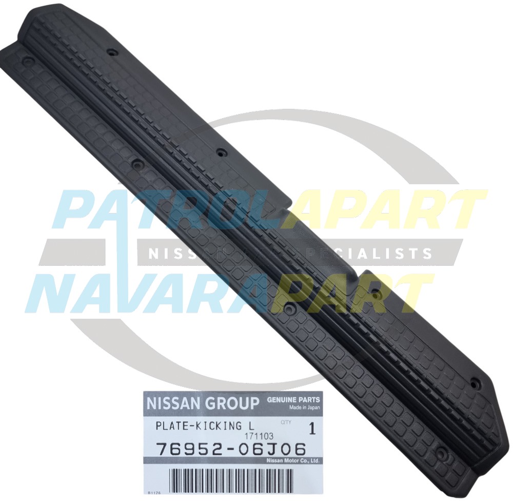 Genuine Nissan Left Hand Front Kick Panel Scuff Plate - Nissan Patrol Y60 GQ