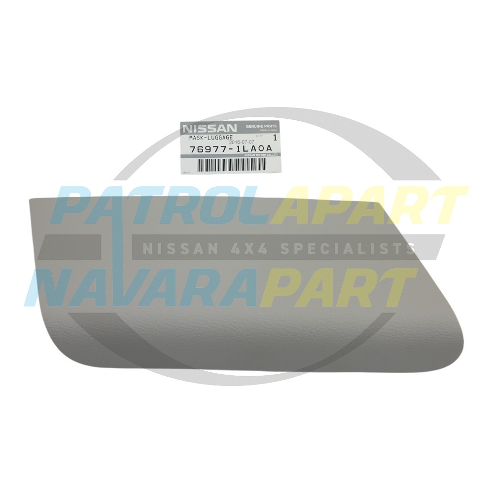 Genuine Nissan LH Upper Cargo Trim Insert - Nissan Patrol Y62