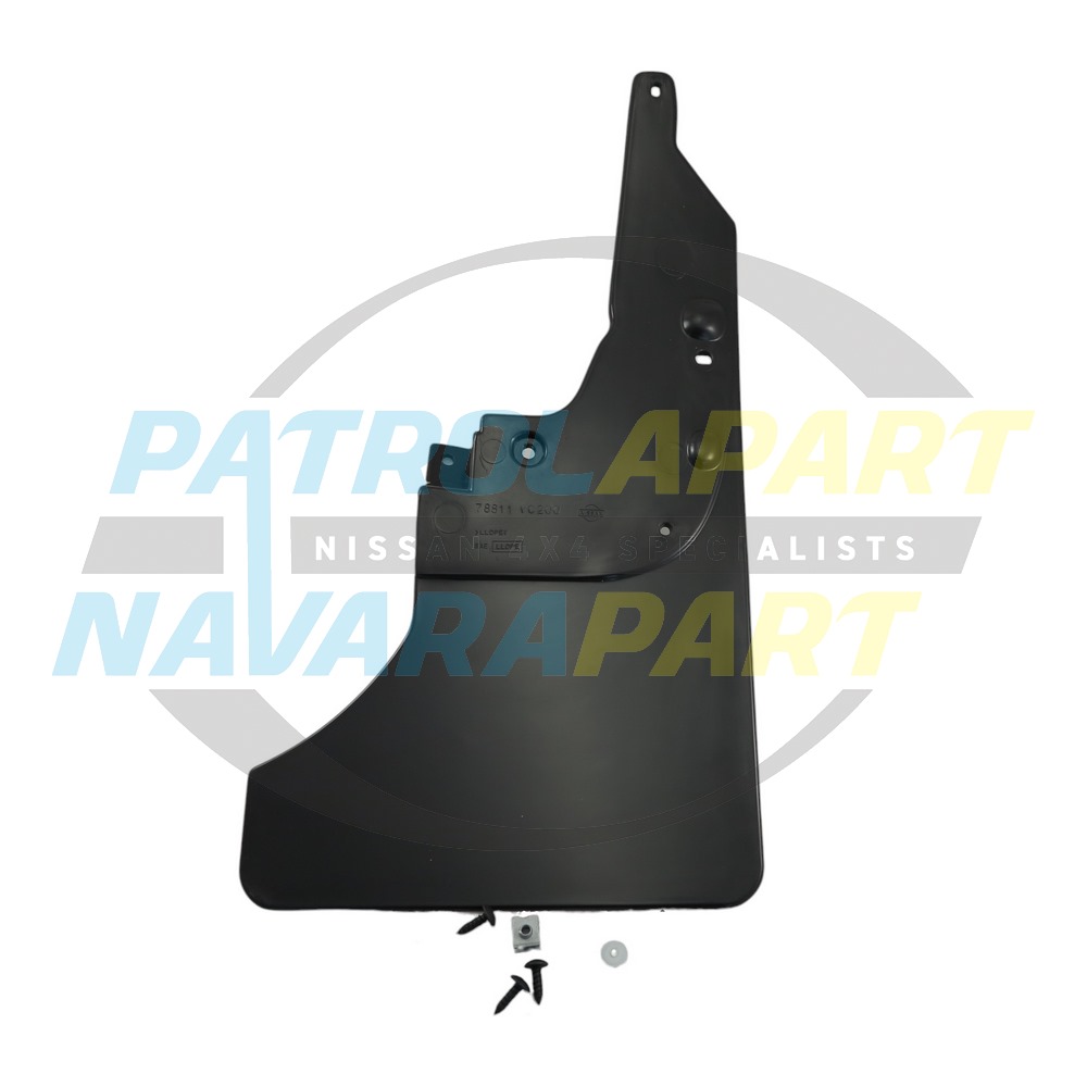 Genuine Nissan LHR Wide Mudflap - Nissan Patrol Y61 GU S1-3