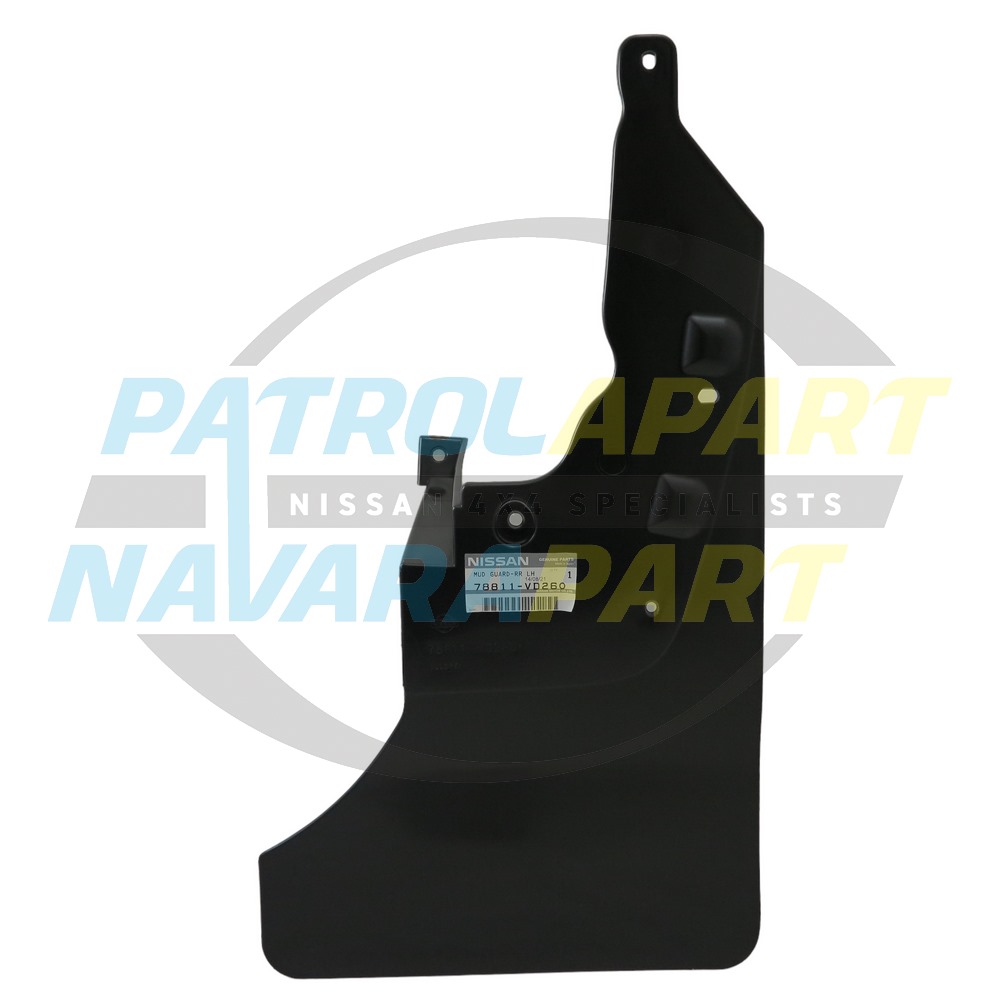 Genuine Nissan LHR Mudflap Wide Series 4 - Nissan Patrol Y61 GU