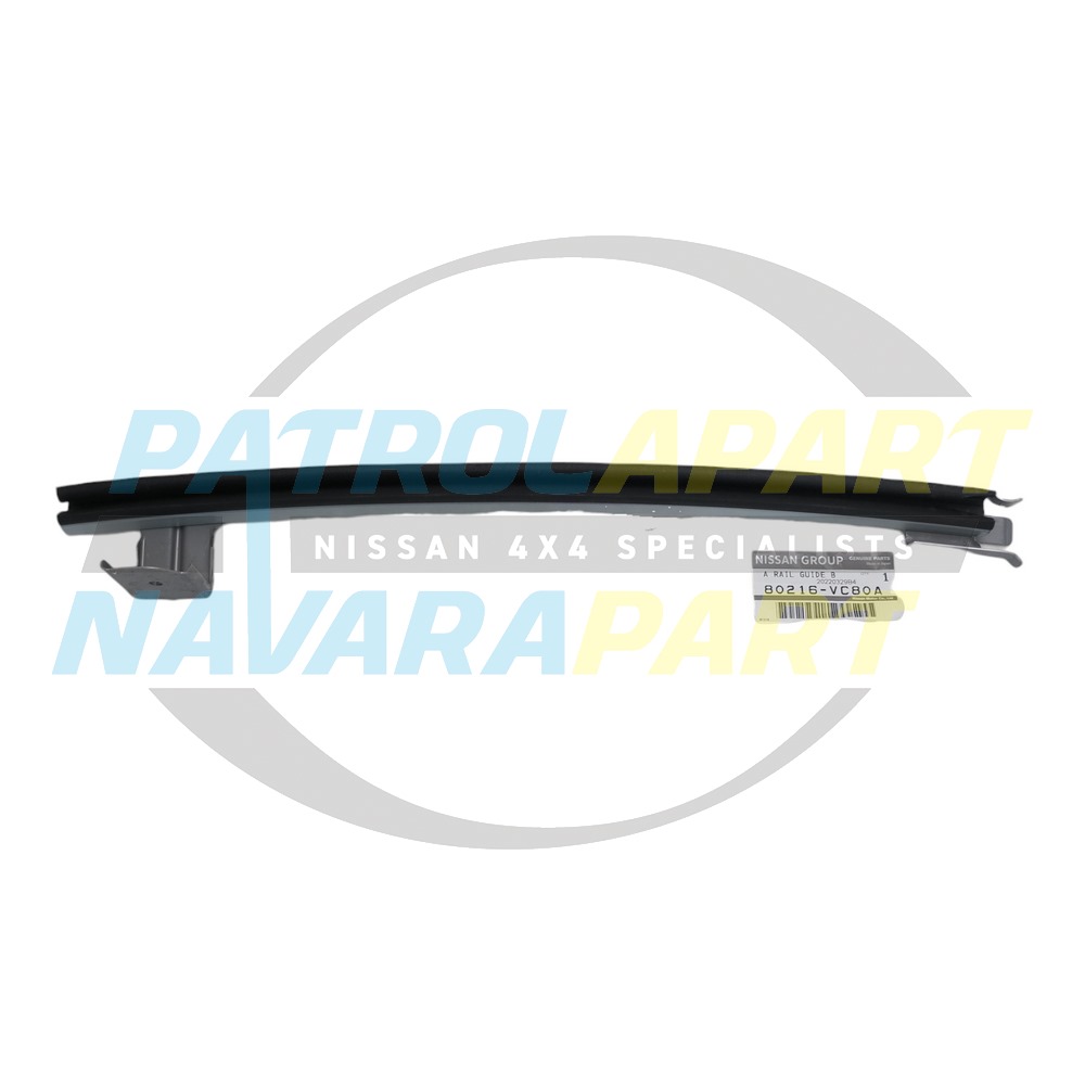 Genuine Nissan Front and Rear Door RH Bailey Channel Frame - Nissan Patrol Y61 GU