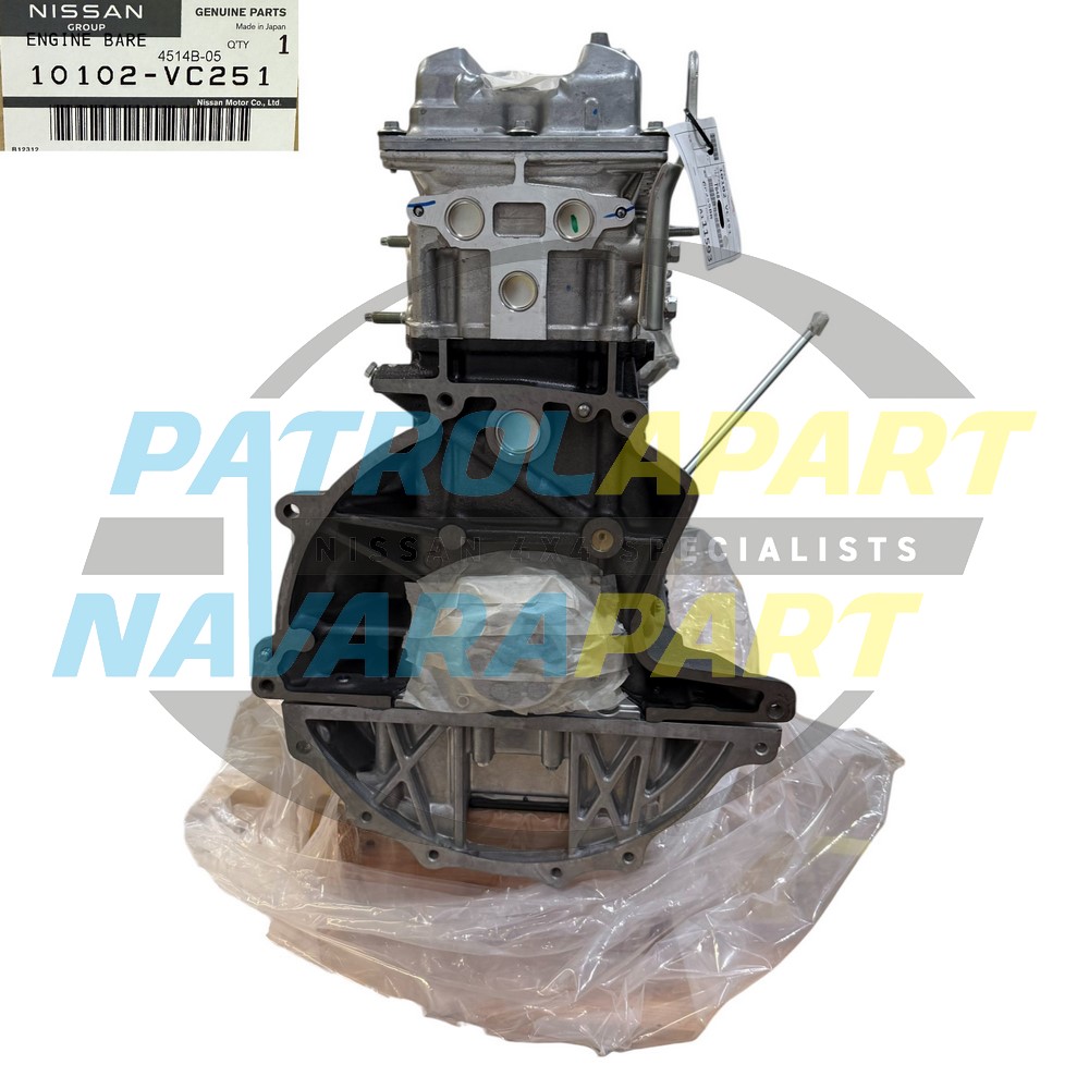 Genuine Nissan Long Engine Motor Assembly TB48 - Nissan Patrol Y61 GU 2001-2011