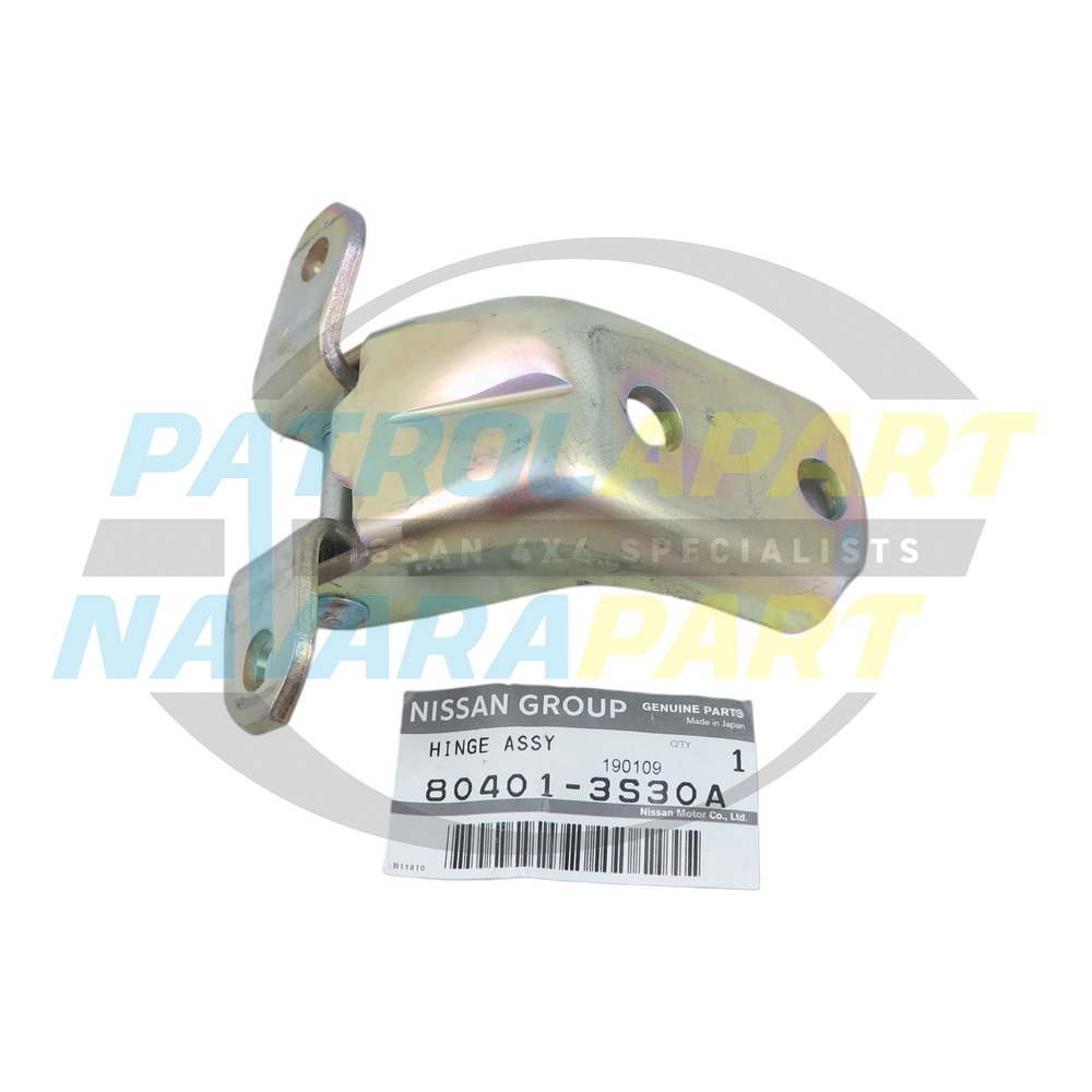 Genuine Nissan Front LH Upper Door Hinge - Nissan Navara D22 1997-2013