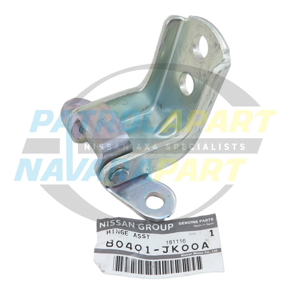 Genuine Nissan RHL or LHU Front Door Hinge - Nissan Patrol Y62