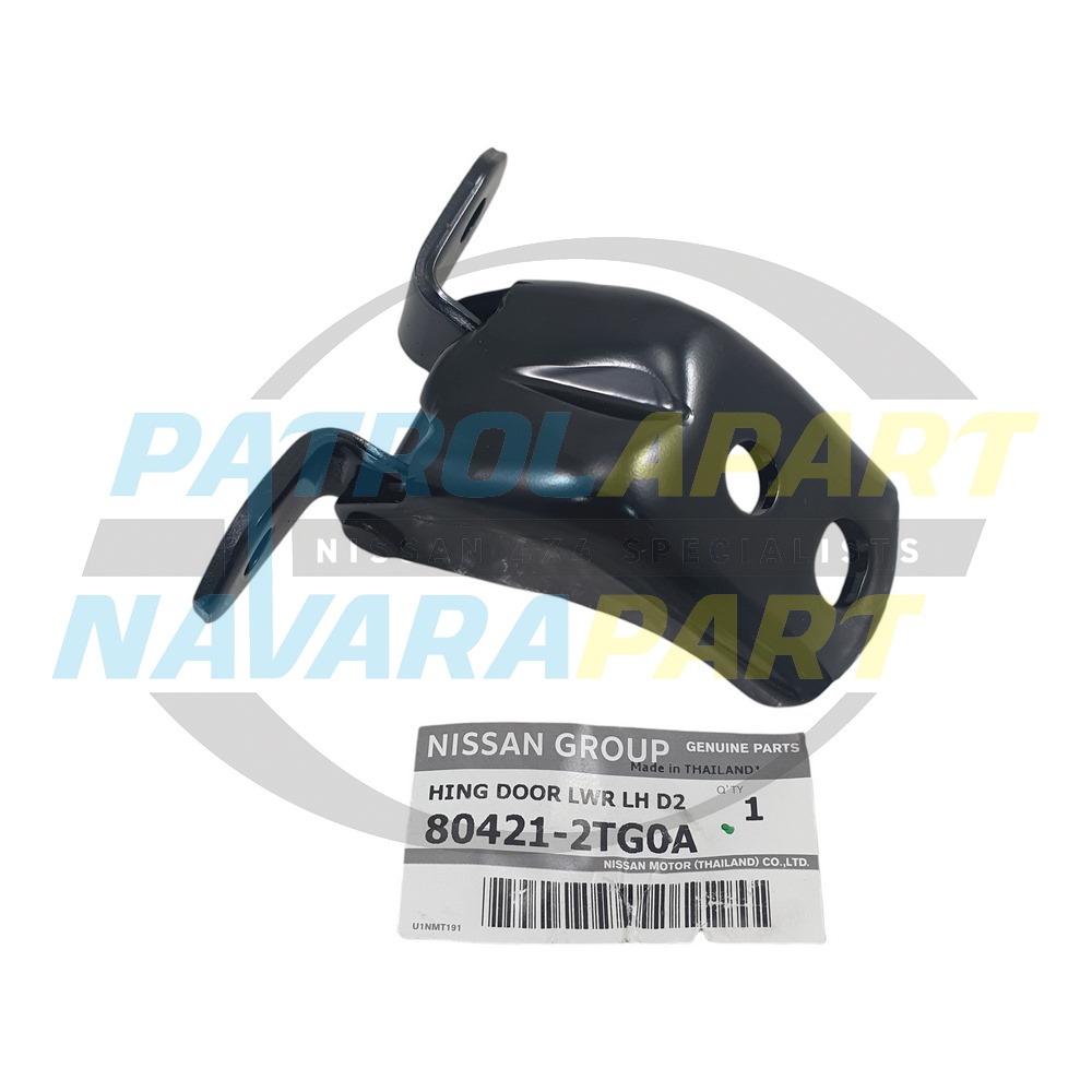 Genuine Nissan Front LH Left Hand Lower Door Hinge - Nissan Navara D22 1999-2015