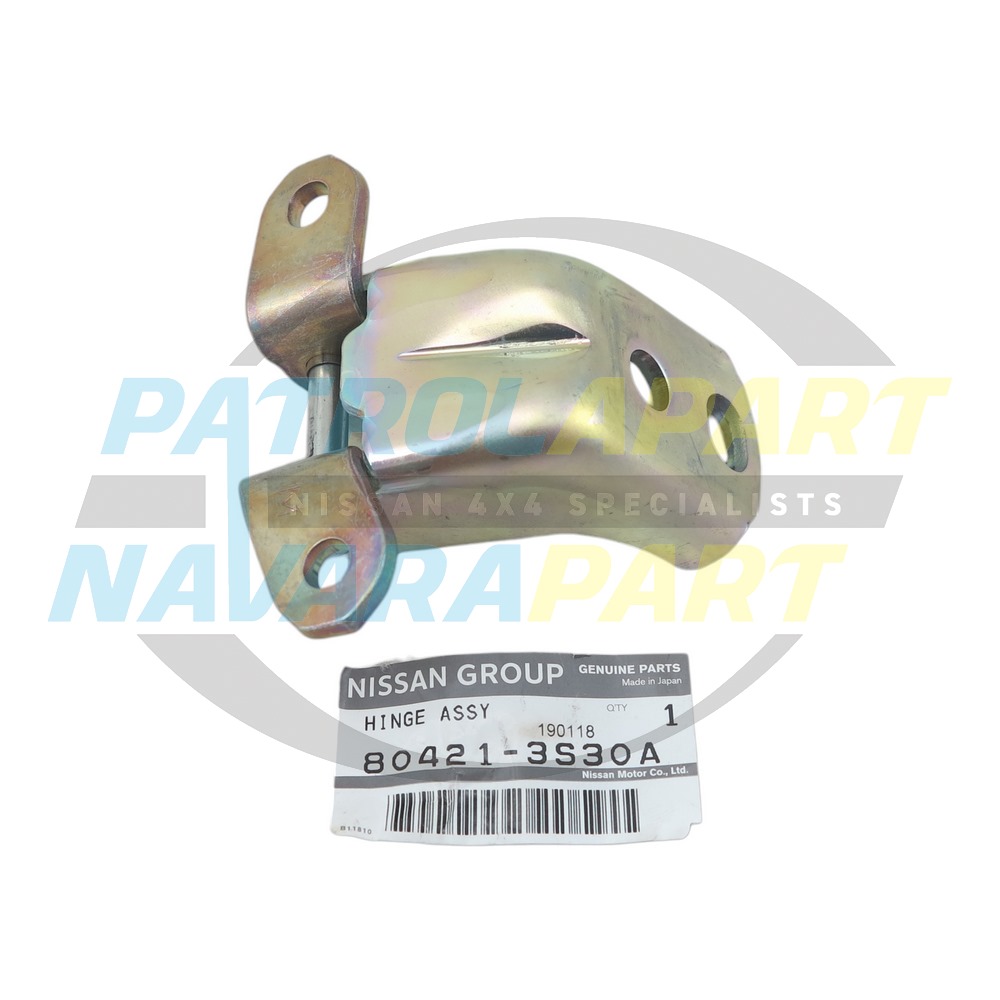 Genuine Nissan Front LH Lower Door Hinge - Nissan Navara D22 1997-2013