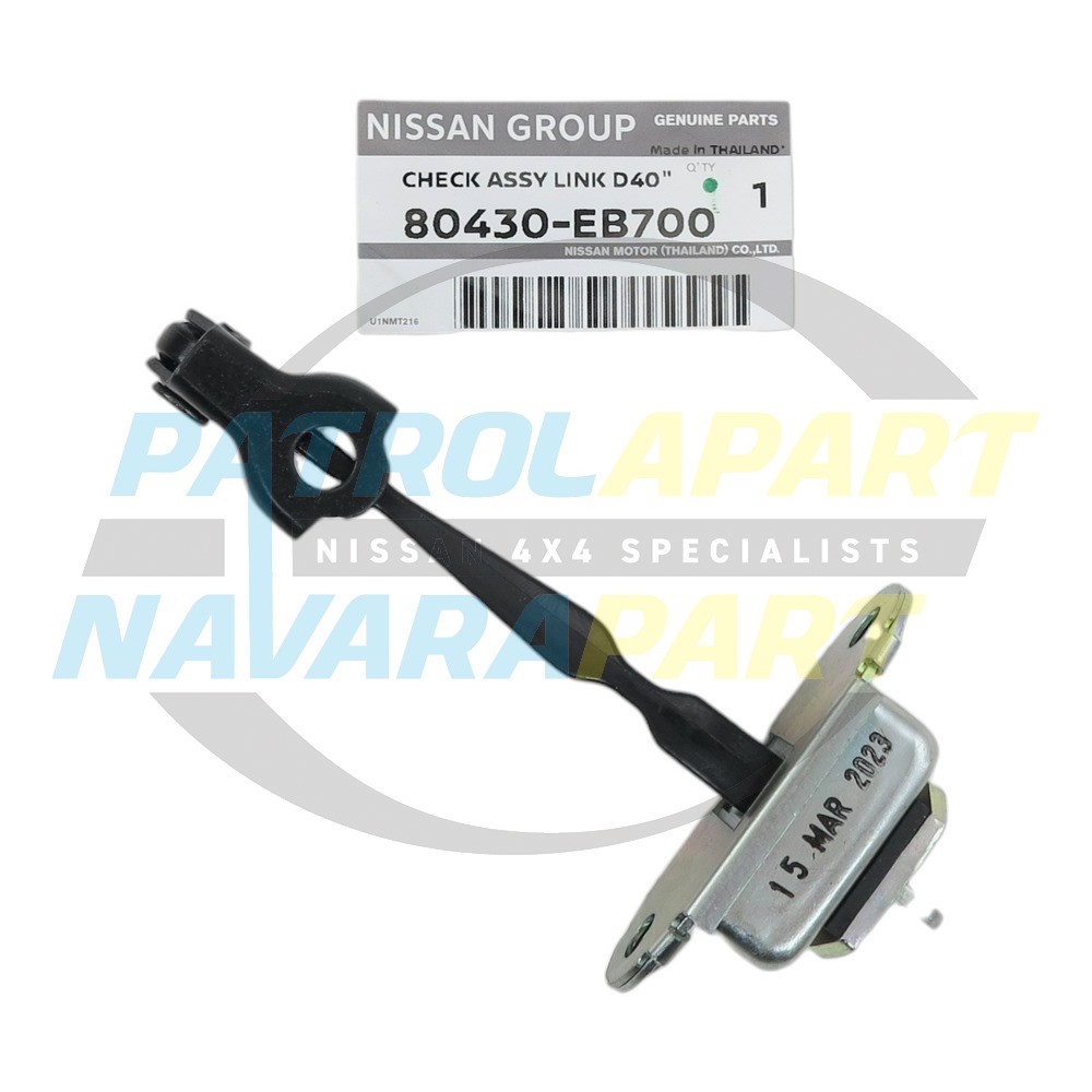 Genuine Nissan Door Check Strap YD25 - Nissan Navara D40 2008-2015