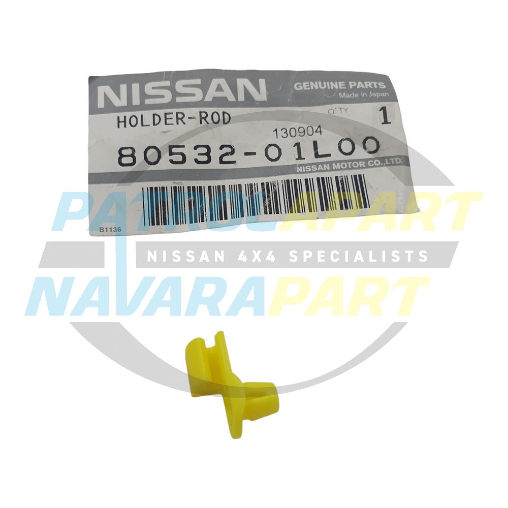 Genuine Nissan Barn Door Actuator Rod Clip - Nissan Patrol Y60 GQ