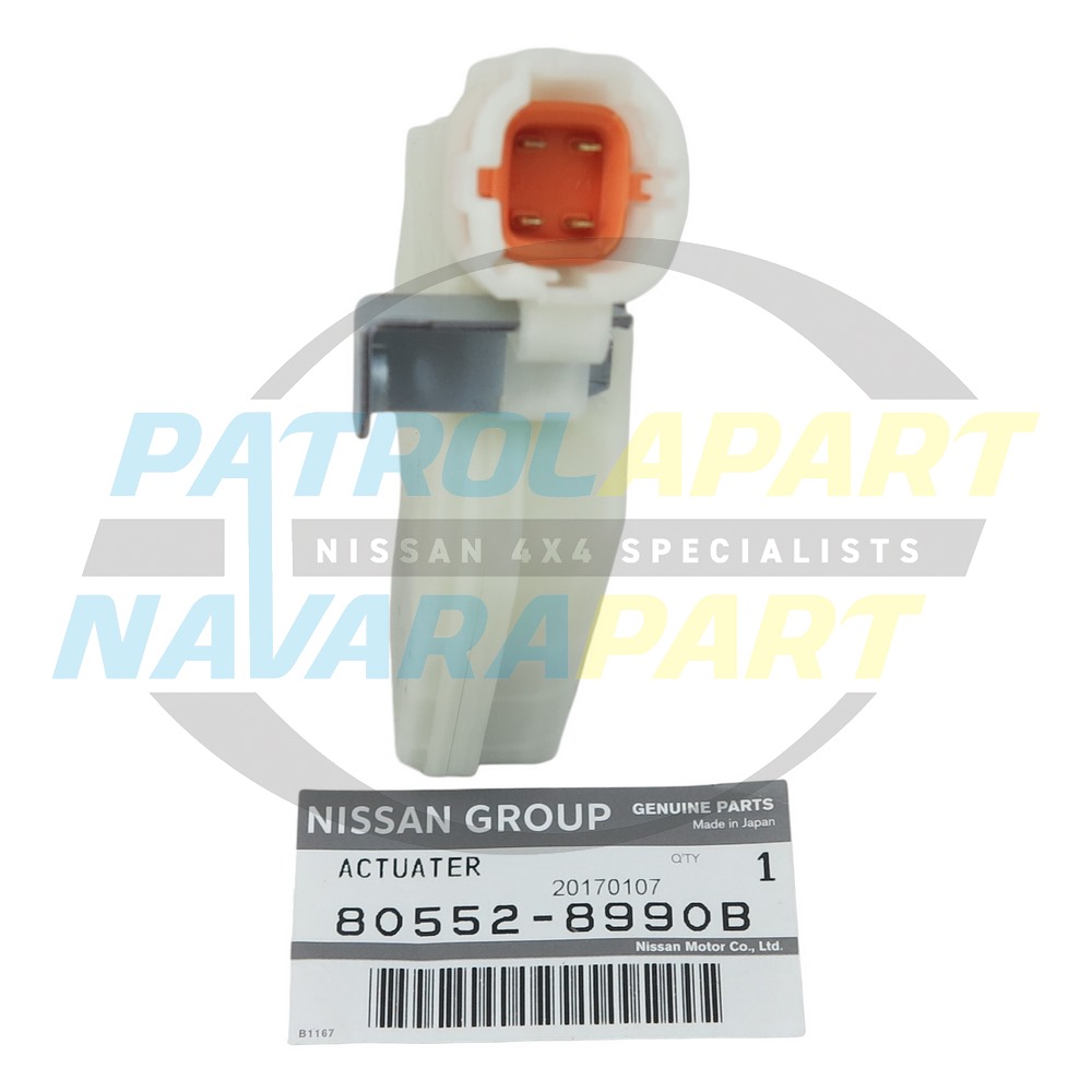 Genuine Nissan RHF Central Locking Actuator - Nissan Patrol Y61 GU