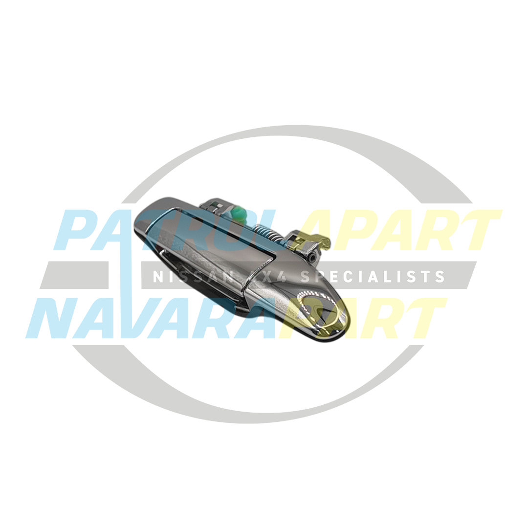 Genuine Nissan Chrome Door Handle Outer Right RHF RHR - Nissan Patrol Y61 GU