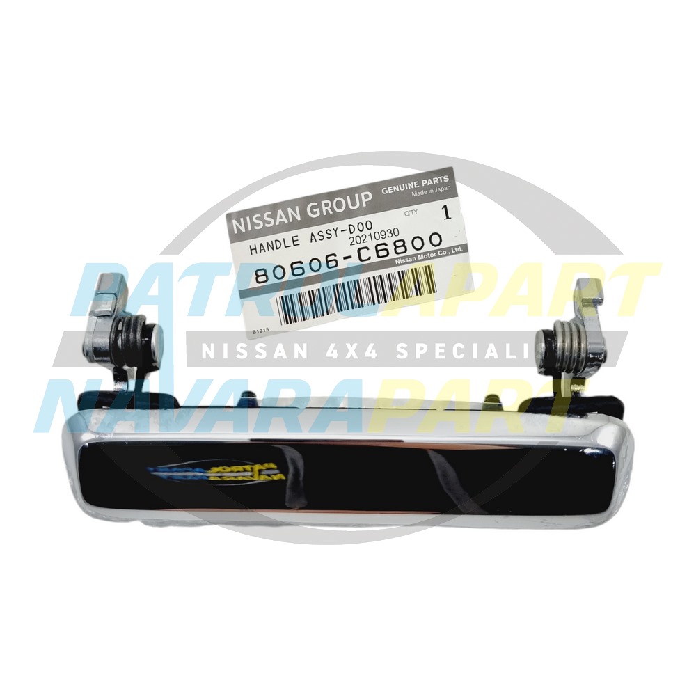 Genuine Nissan Chrome Door Handle Right - Nissan Patrol Y60 GQ