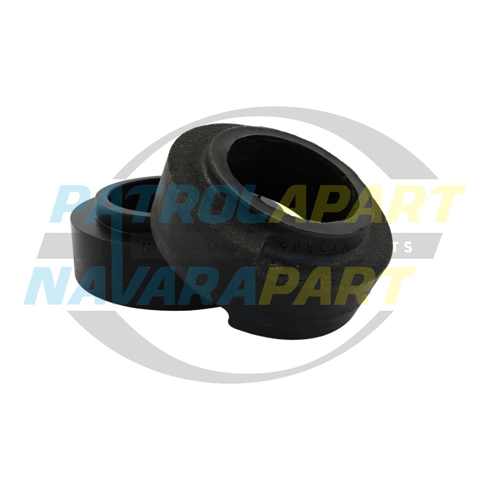 Coil Spring Spacer Packer 50mm Front PAIR - Nissan Patrol Y60 GQ & Y61 GU