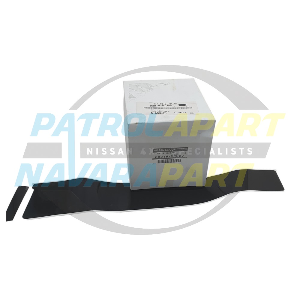 Genuine Nissan RHF Upper Door Decal - Nissan Patrol Y61 GU