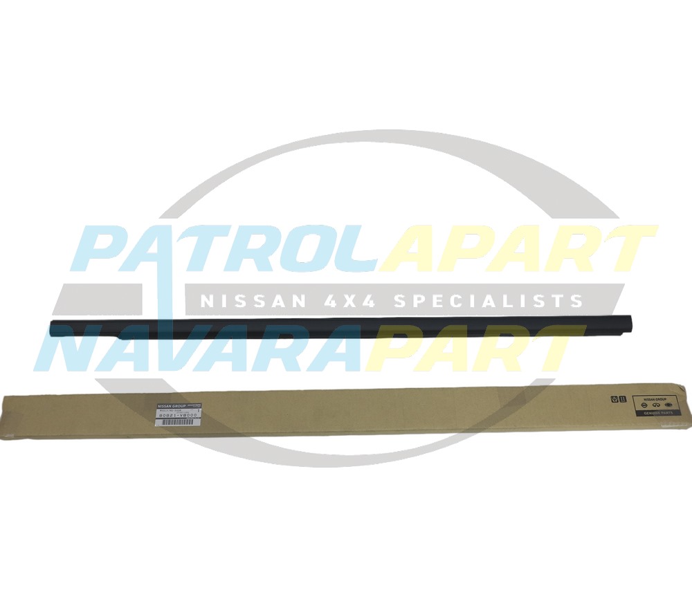 Genuine Nissan LHF Weatherstrip / Belt Mould - Nissan Patrol Y61 GU
