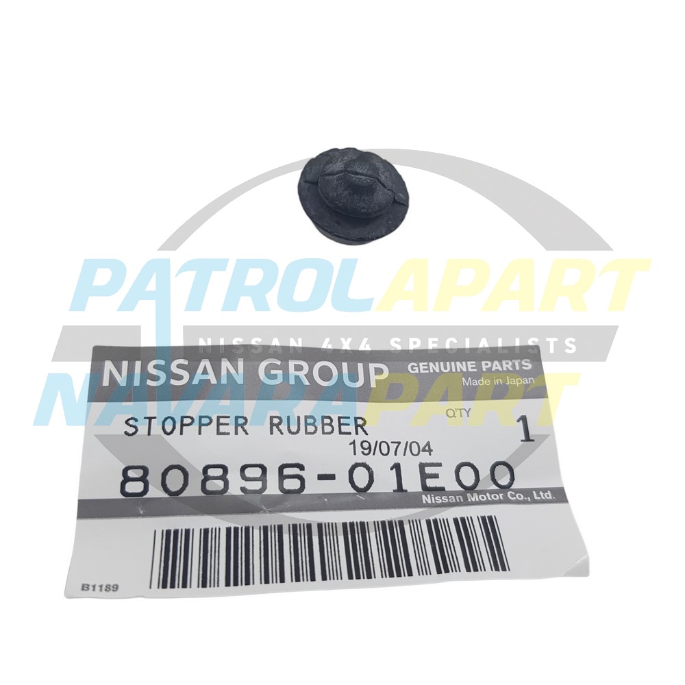 Genuine Nissan Rubber 2nd Row Door Stopper - Nissan Patrol Y60 GQ