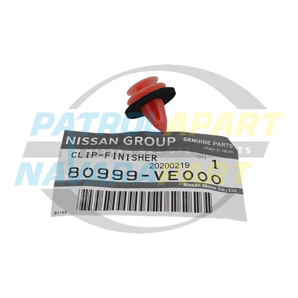 Genuine Nissan Door Trim Panel Clip - Nissan Patrol Y60 GQ, Y61 GU & Navara D22 & D40