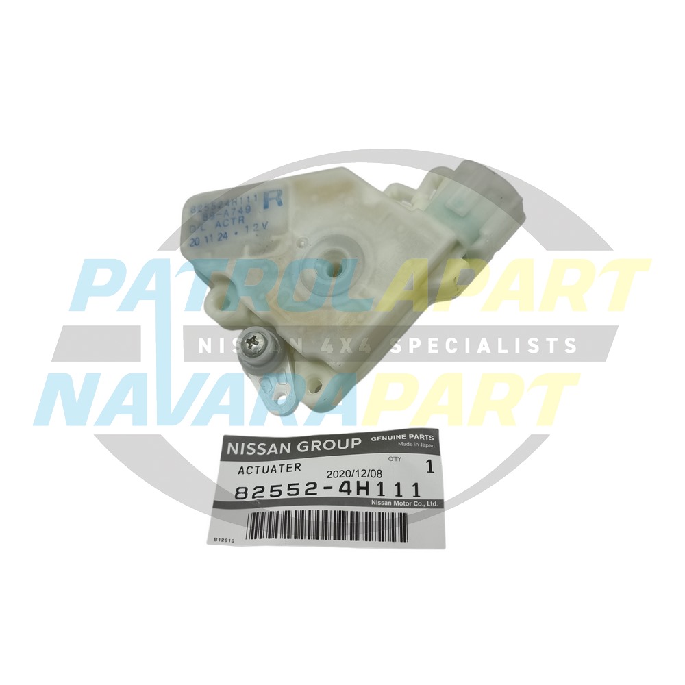 Genuine Nissan Left OR Right Hand Rear Passenger Door Central Locking Actuator - Nissan Patrol Y61 GU