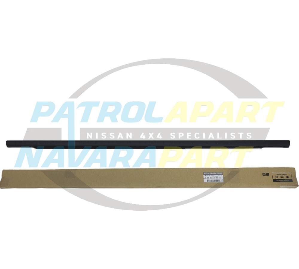 Genuine Nissan RHR Weatherstrip / Belt Mould - Nissan Patrol Y61 GU