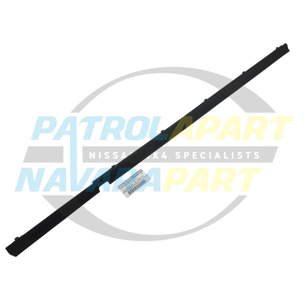 Genuine Nissan Weatherstrip LHR Outer - Nissan Patrol Y60 GQ