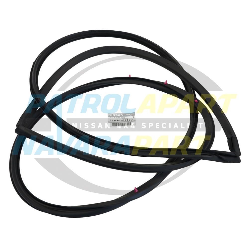 Genuine Nissan Right Hand Rear Door Weatherstrip Seal - Nissan Patrol Y60 GQ