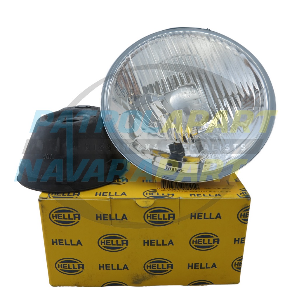 Genuine Nissan Hella Heavy Duty 7" H4 Headlight - Nissan Patrol Y60 GQ